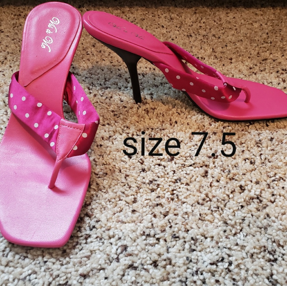 Pink heels